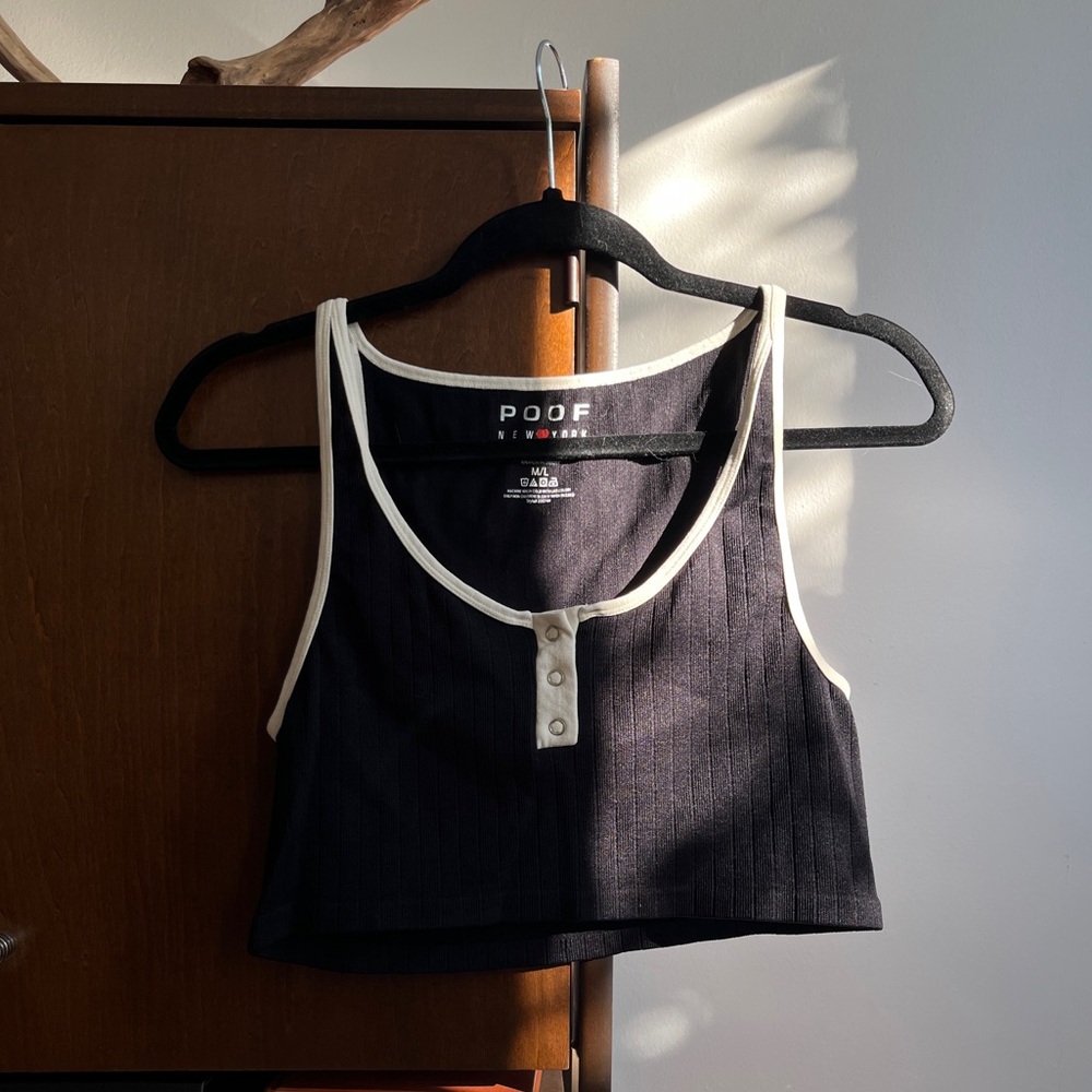 Vintage Y2K Black Crop Top